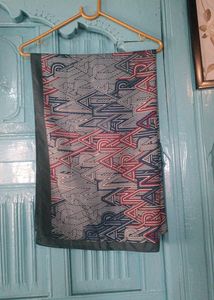Blue Printed Stole