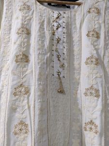 White Ethenic Kurta