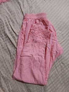 Rayon Pakistani Lace Work Suit