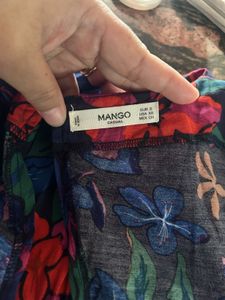 Mango Floral Midi Dress