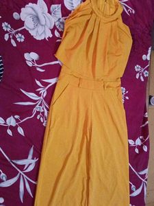 Chic Mustard Jumpsuit