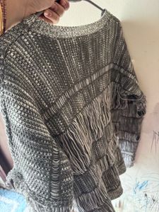 Fringe Knit Sweater