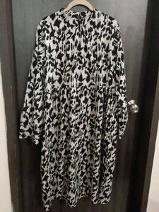 Black & White Print Dress