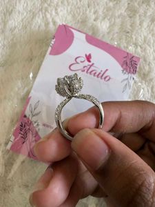 Sparkling Silver anti-tarnish Ring