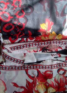 Elegant Floral Print Saree