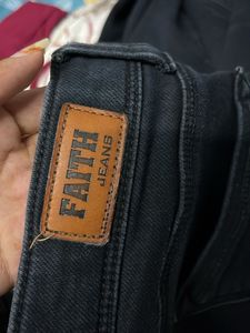 Dark Black Denim Jeans