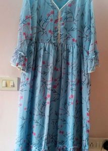 New Sky blue Maxi Dress