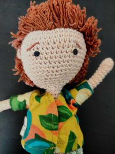 Cute Crochet Boy Doll Mikololo Mimi Snuggle