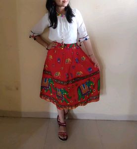 Pure Cotton Rajasthani Skirt