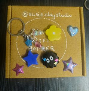 Ghibli Soot Spirits Keychain ✨
