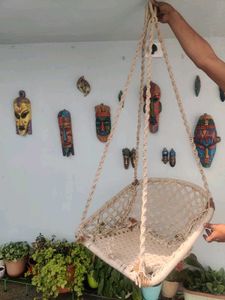 Macrame Hanging Chair Swing