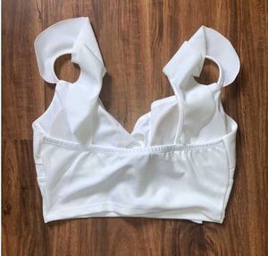Shein Cute Tie-Front Crop Top