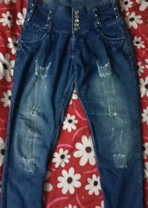 Rough Ripped  Jeans