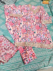 Floral Print Kurta Set