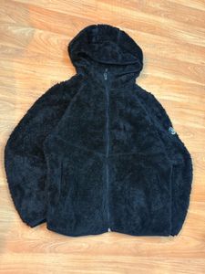 Cozy Black Fleece Hoodie