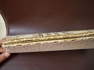 Elegant Clutch with Chain Strap