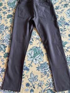 Grey Straight Pants