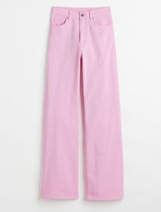 H&M Pink Wide Leg Jeans