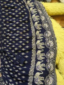 Navy Blue Empire Top