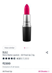 Mac All Fired Up Lipstick