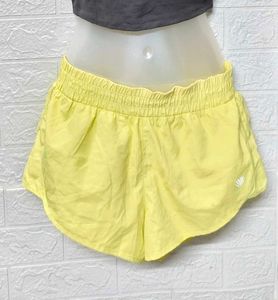 Neon Yellow Shorts for Small To Medium Size Women