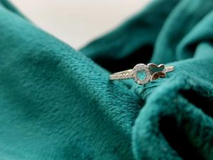 💞💍🌝Butterfly With Moon StearlinRing Silver Ring