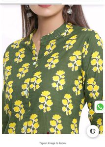 Floral Print Kurta Pant Set