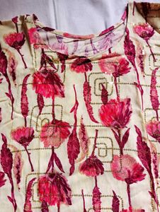Floral Print Kurta