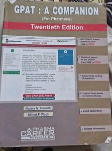 GPAT: A Companion (For Pharmacy) - 20th Edition