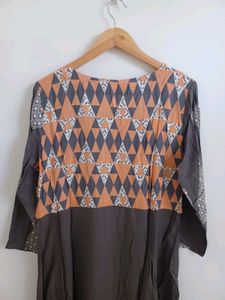 Thread Work Embroidery Kurta