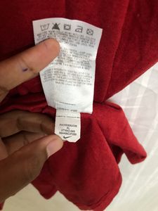 Nike Red Short Sleeve T Shirt