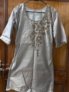 Grey embroidery co ord set