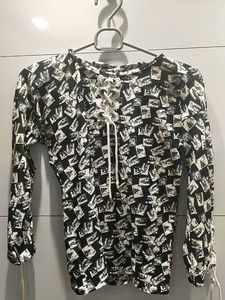 Black Western Top.
