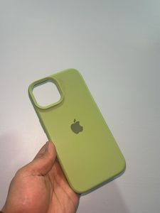 iPhone15 silicon Case - Light Green