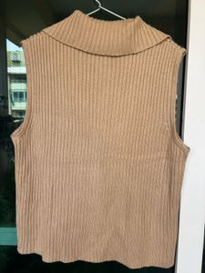 Leather Wool Vest