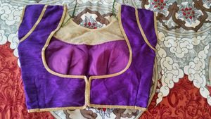 Designer Purple Padded Blouse