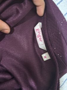 Sparkly Purple Skater Dress