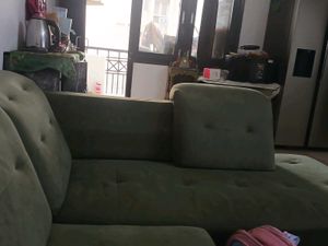 Comfortable Green Sectional Sofa