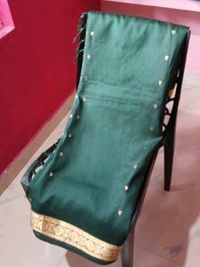 Bottle Green Kanchi Silk Saree
