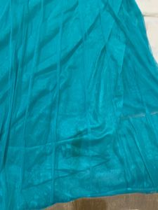 Blue Silver Anarkali Gown