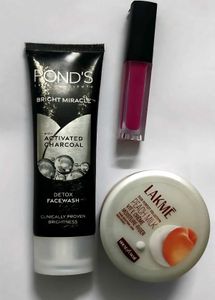 Beauty Combo – Moisturizer + Face Wash + Lipstick