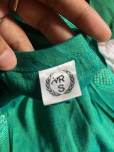 Green Top &amp; Embroidered Kurti