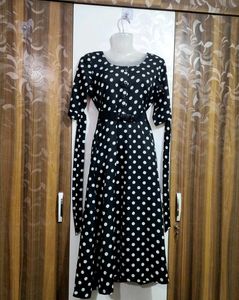 Polka Dot Midi Dress