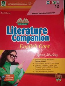 English Core Book Literature Companion Class 12