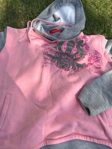 Pink Graphic Hoodie