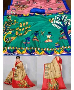 Combo Pack 2 Bollywood Party heavy. printed saree
