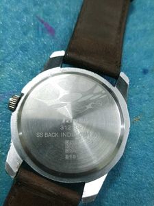 Fastrack Brown Leather Men Watch