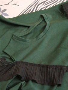 A Line Shoulder Cut Dress