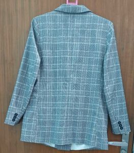 H&amp;M Plaid Blazer