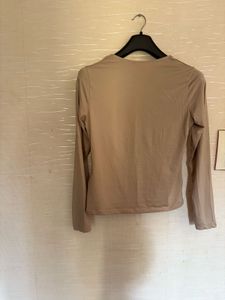 H&amp;M Squared Neck Jersey Top